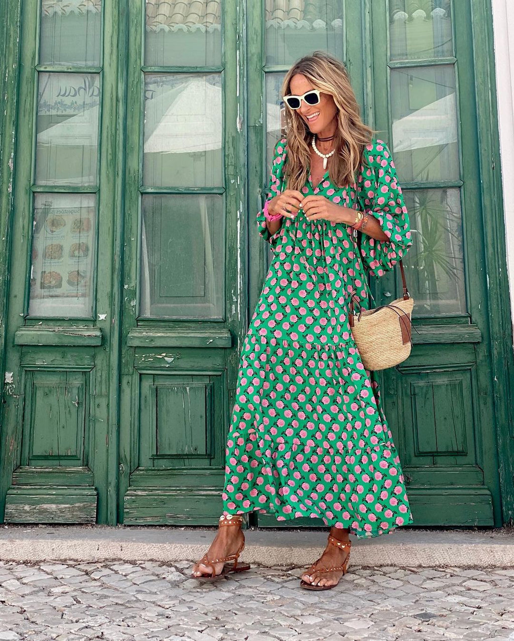 Galilea | Elegant Spring Maxi Dress