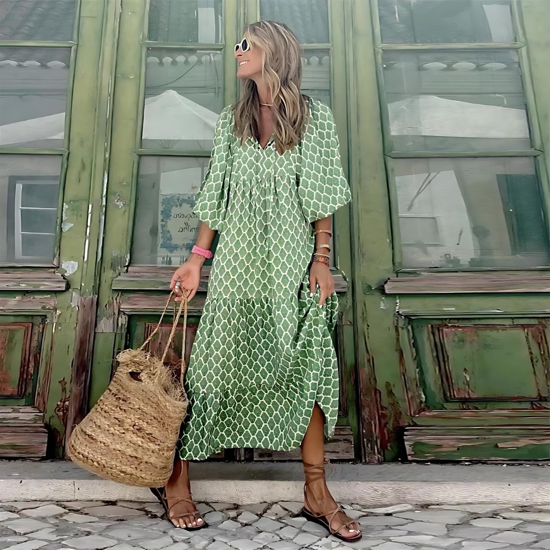 Galilea | Elegant Spring Maxi Dress