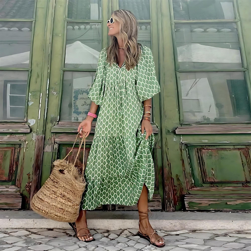 Galilea | Elegant Spring Maxi Dress