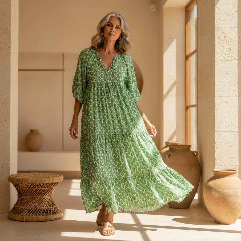 Galilea | Elegant Spring Maxi Dress
